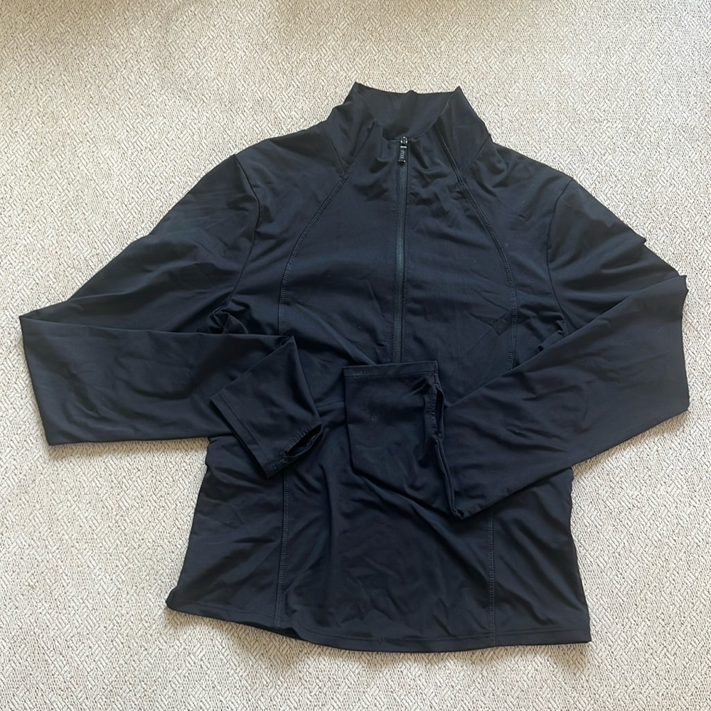 PINK half zip top Size S